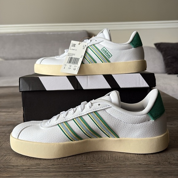 NWT Adidas Women's VL Court 3.0 Shoes - JQ7313 - Picture 6 of 14